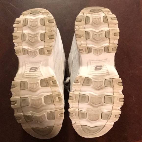 Skechers White D’Lites size 7 - Picture 4 of 16